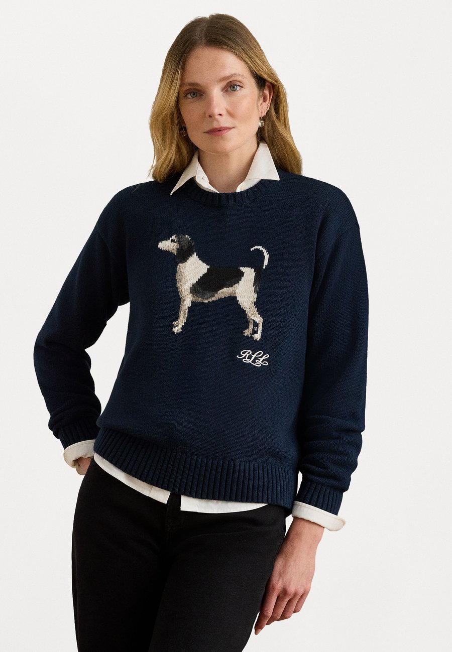 Джемпер Lauren Ralph Lauren INTARSIA KNIT DOG COTTON SWEATER, Navy/Dark Blue
Джемпер Lauren Ralph Lauren INTARSIA KNIT DOG COTTON SWEATER, Navy/Dark Blue