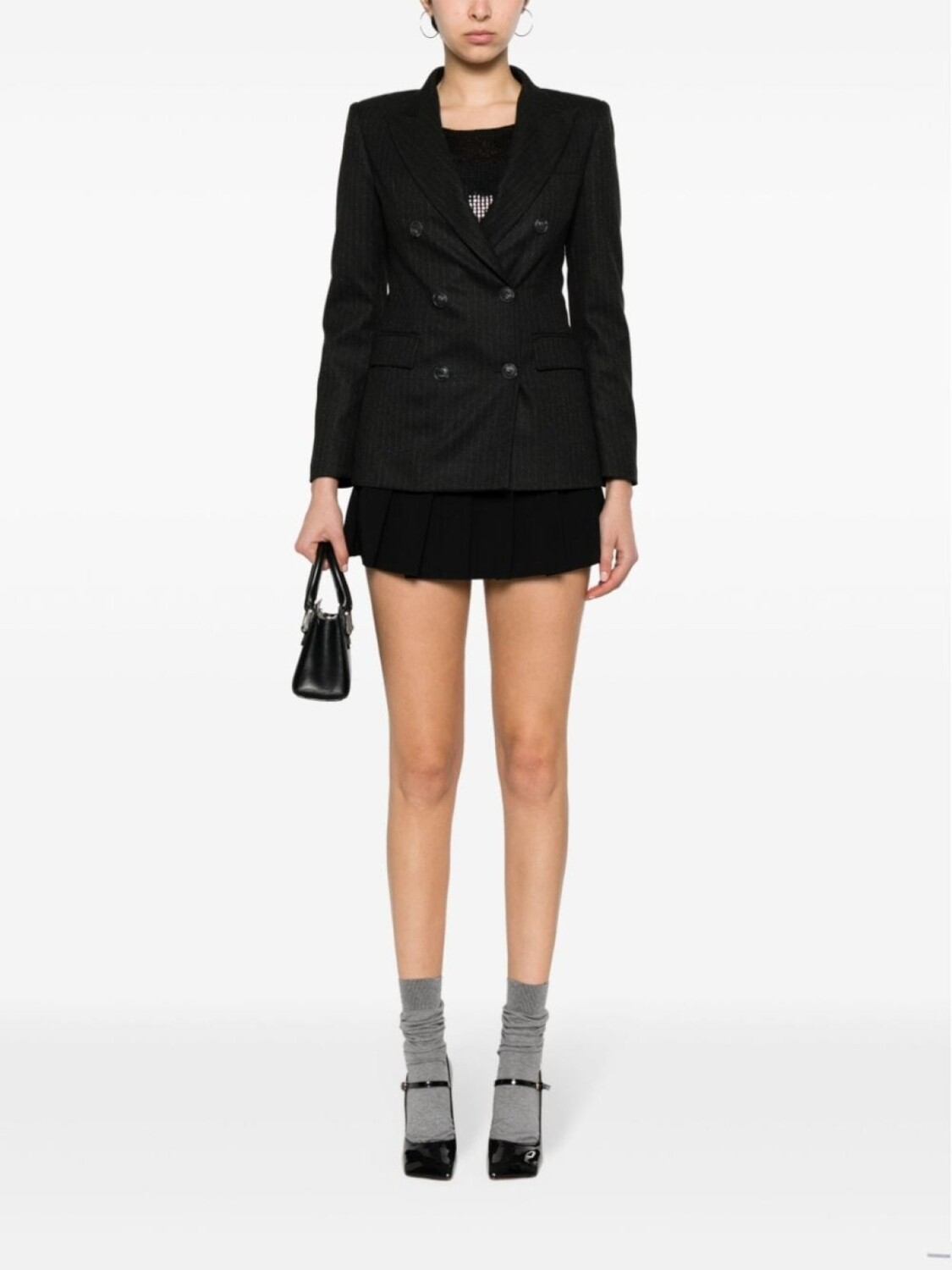 Blanca Vita блейзер Godezia в тонкую полоску, черный
Blanca Vita блейзер Godezia в тонкую полоску, черный