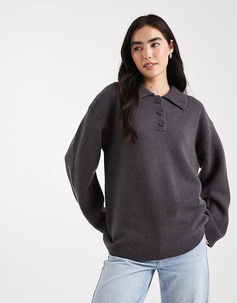 Рубашка-поло ASOS DESIGN из высококачественной овечьей шерсти темно-серого цвета
Рубашка-поло ASOS DESIGN из высококачественной овечьей шерсти темно-серого цвета