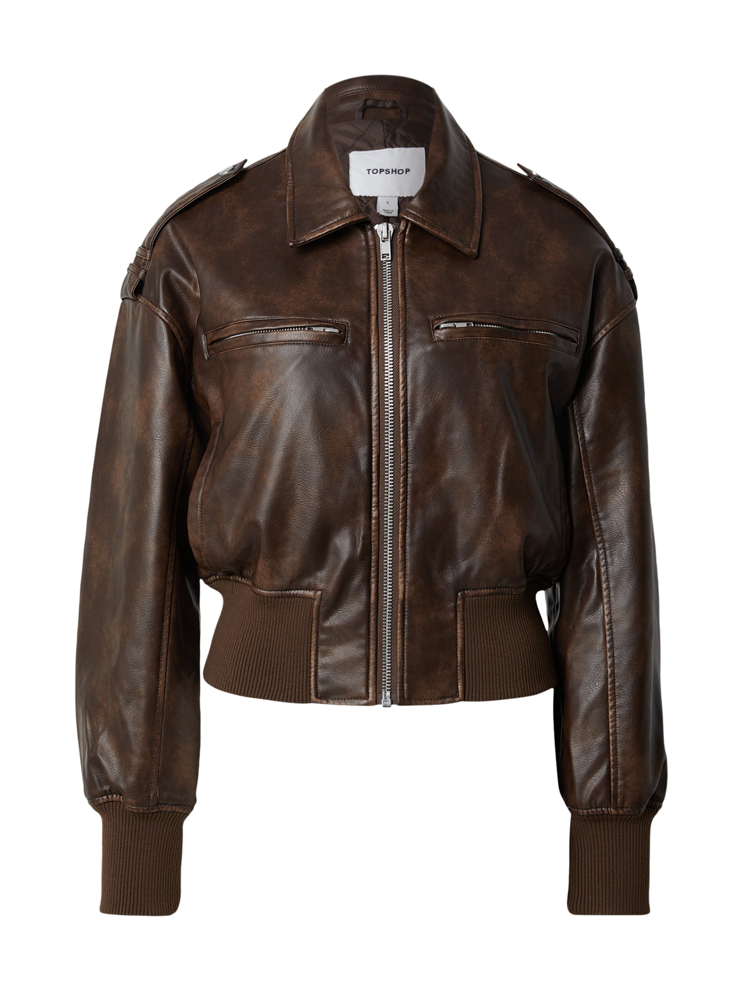 TOPSHOP Межсезонная куртка 'ASTA' в цвете Chocolate
TOPSHOP Межсезонная куртка 'ASTA' в цвете Chocolate
