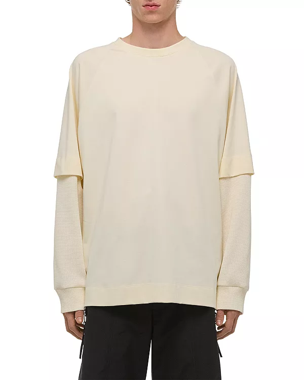 Футболка с двухслойной вафельной текстурой Helmut Lang, белый
Футболка с двухслойной вафельной текстурой Helmut Lang, белый