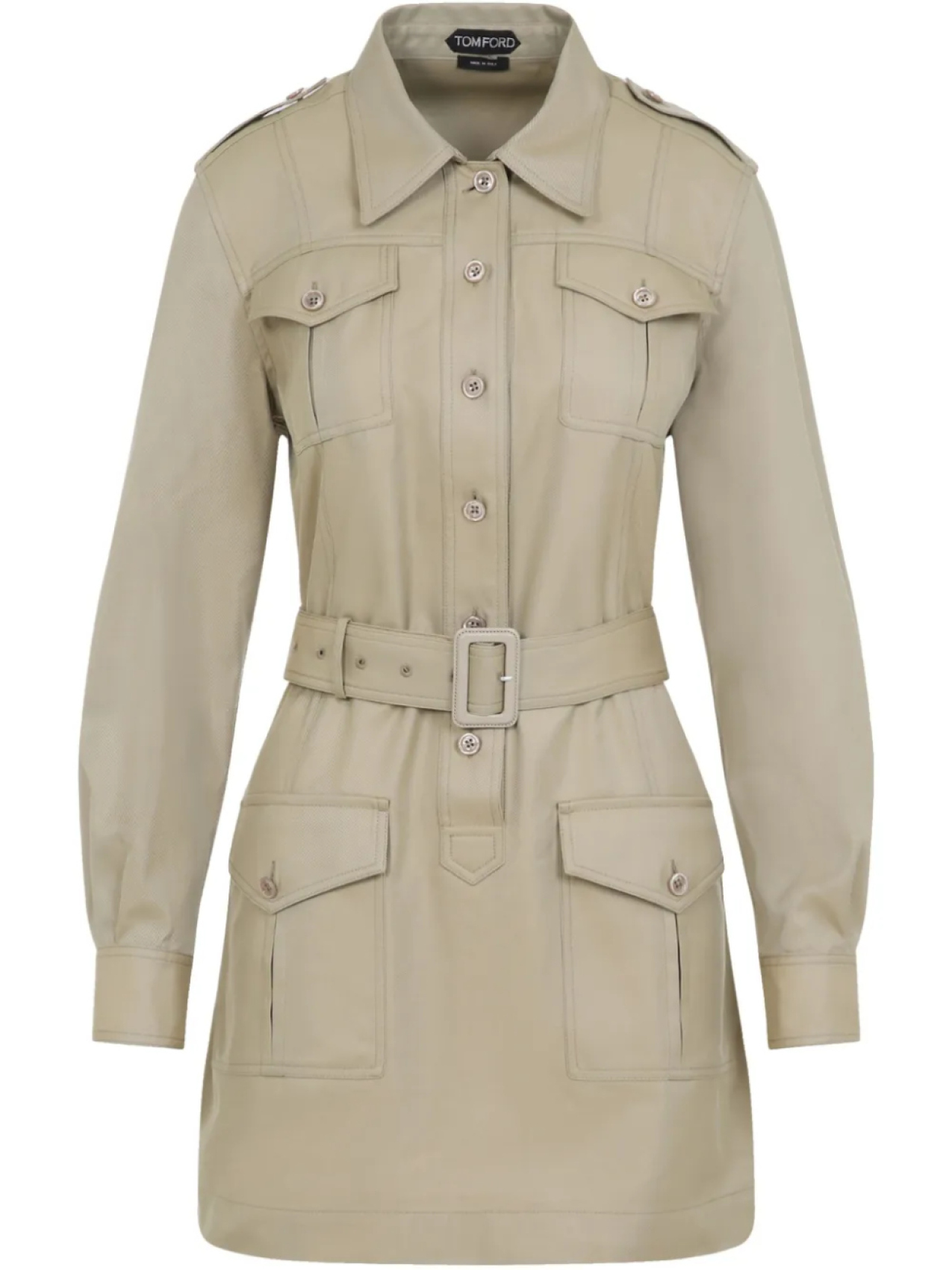 Платья в стиле сафари от TOM FORD, нейтральный
Платья в стиле сафари от TOM FORD, нейтральный