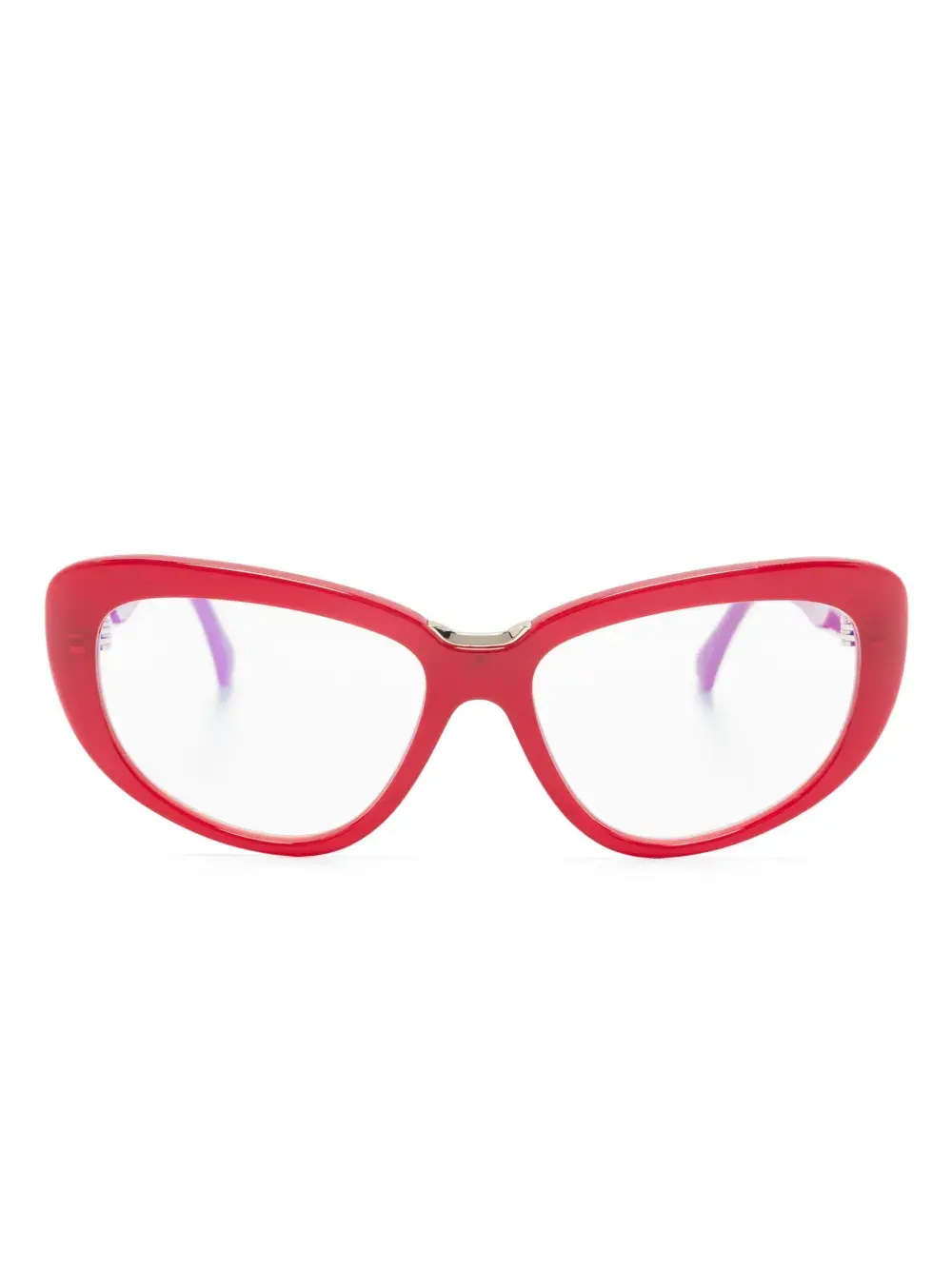 Очки в оправе 'кошачий глаз' с логотипом Max Mara, красный
Очки в оправе 'кошачий глаз' с логотипом Max Mara, красный