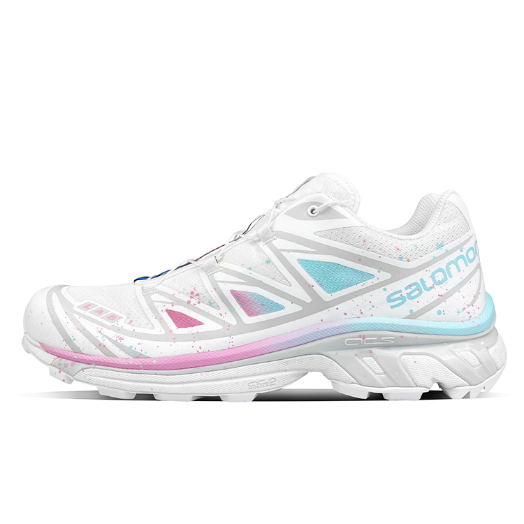 SALOMON Кроссовки для трейлраннинга XT-6 Unisex, бело-розово-голубые, с низким верхом, антискользящие, износостойкие, дышащие и легкие
SALOMON Кроссовки для трейлраннинга XT-6 Unisex, бело-розово-голубые, с низким верхом, антискользящие, износостойкие, дышащие и легкие