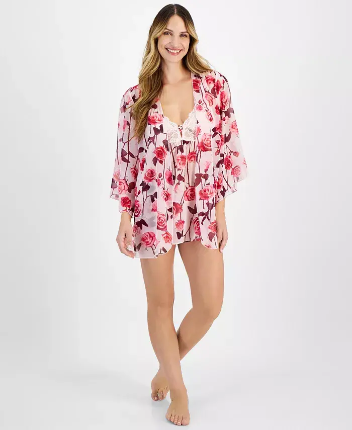 Женский шифоновый халат в горошек I.N.C. International Concepts, розовый
Женский шифоновый халат в горошек I.N.C. International Concepts, розовый