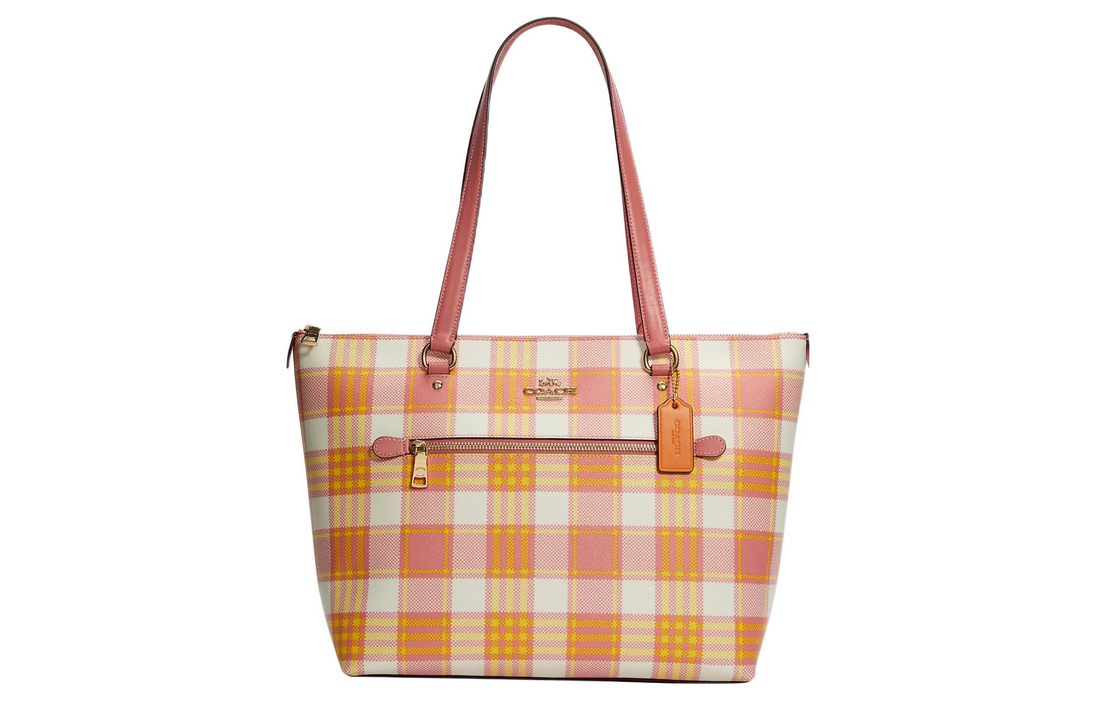 COACH Женская сумка-тоут из галерейного лакированного холста с кожаными вставками
COACH Женская сумка-тоут из галерейного лакированного холста с кожаными вставками