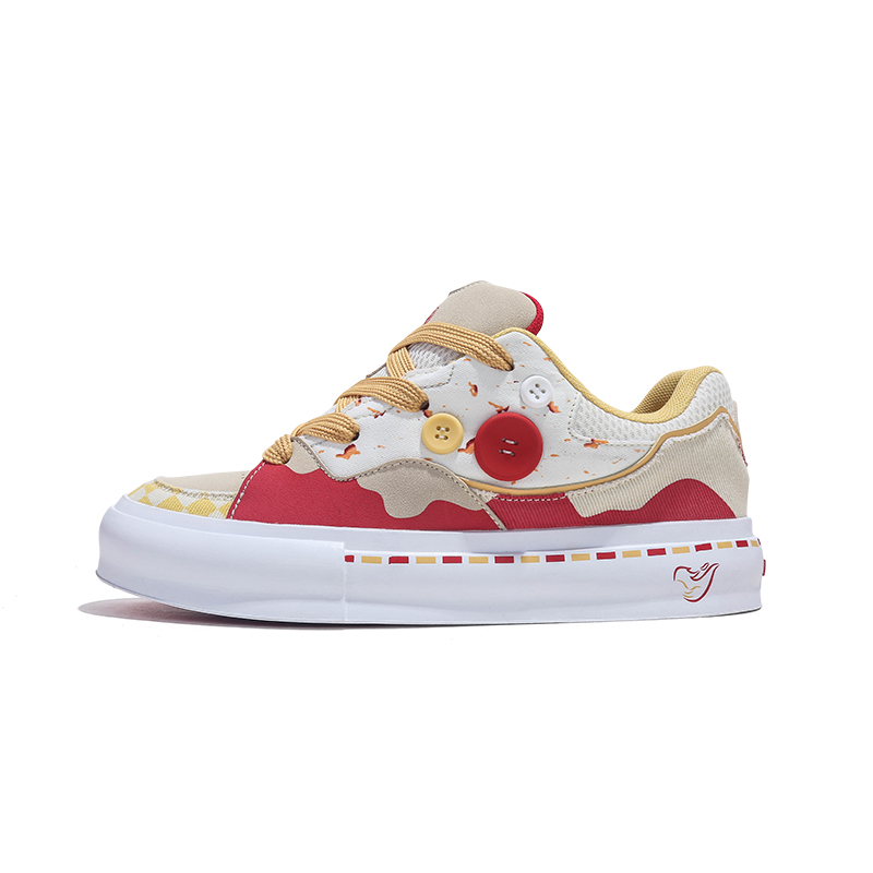 Jifffly Износостойкие поддерживающие низкие скейтерские кроссовки унисекс - пламенно-красный с желтым, цвет Flame Red Yellow
Jifffly Износостойкие поддерживающие низкие скейтерские кроссовки унисекс - пламенно-красный с желтым, цвет Flame Red Yellow