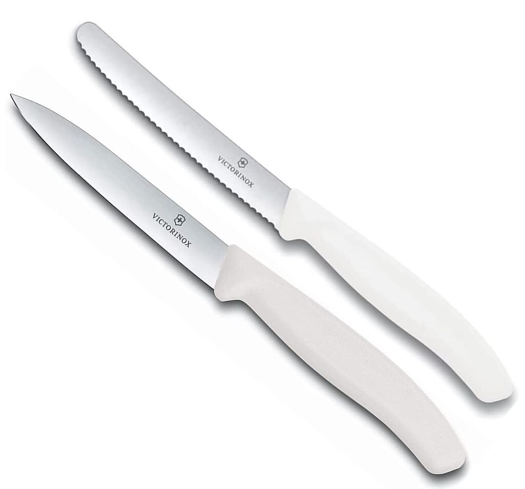 Нож для овощей Victorinox Нож для томатов Швейцарский классический набор из 2 шт. (белый) Victorinox Swiss Army
Нож для овощей Victorinox Нож для томатов Швейцарский классический набор из 2 шт. (белый) Victorinox Swiss Army
