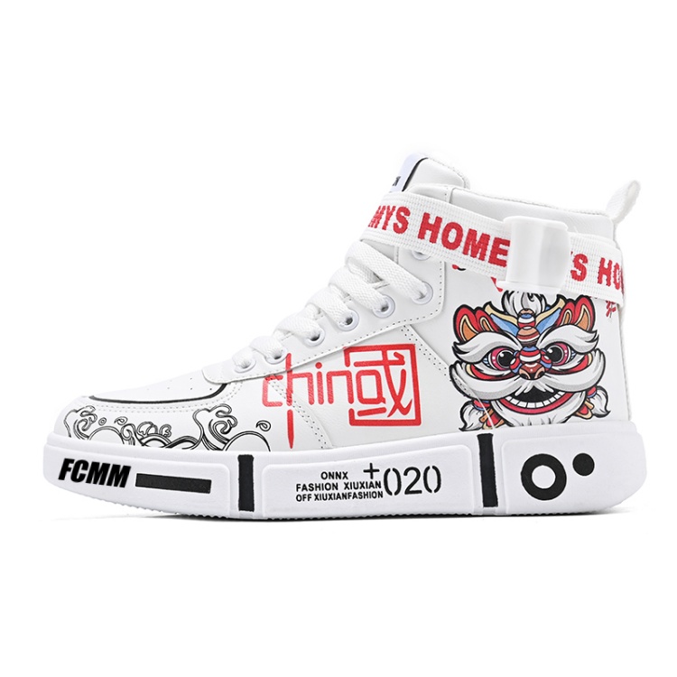 Противоскользящие износостойкие высокие детские кроссовки для скейтбординга FCMM, белый
Противоскользящие износостойкие высокие детские кроссовки для скейтбординга FCMM, белый