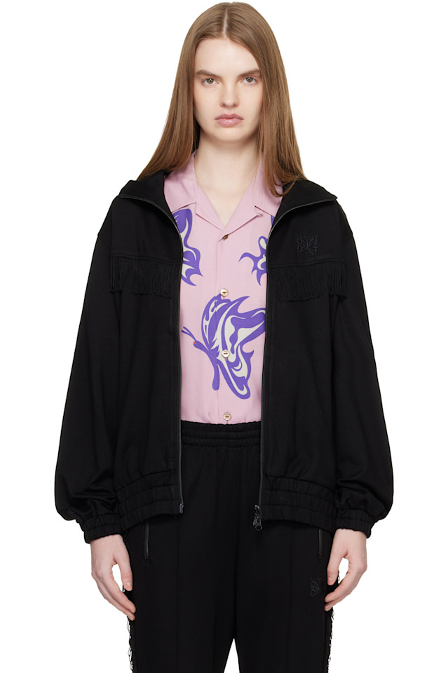 Needles Черная спортивная куртка с бахромой
Needles Черная спортивная куртка с бахромой