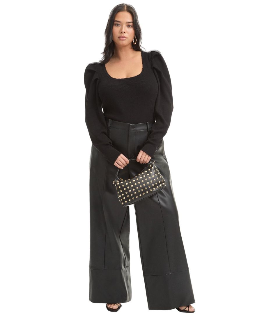 Женский свитер June + Vie с рукавами-бараньими мундирами June & Vie, Black onyx
Женский свитер June + Vie с рукавами-бараньими мундирами June & Vie, Black onyx