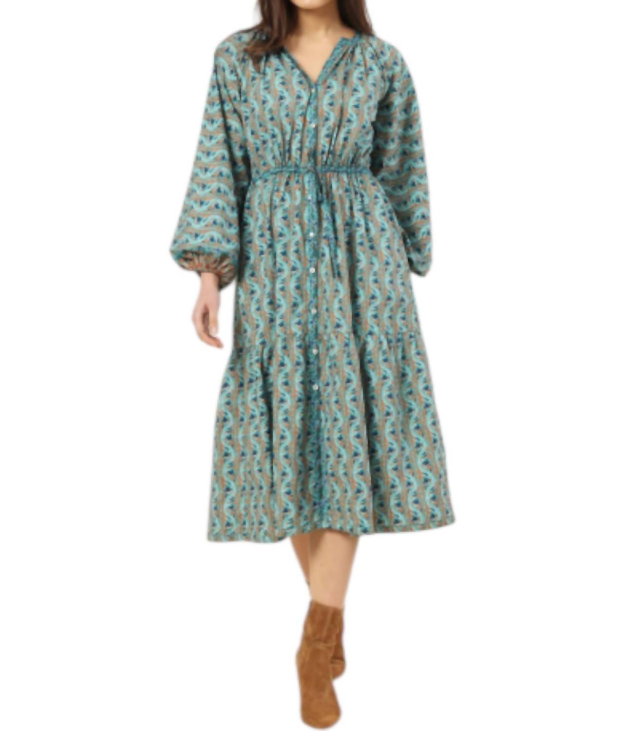 Эмерсон Миди Платье в Майя Оксфорд OMIKA, Maia Oxford 
Эмерсон Миди Платье в Майя Оксфорд OMIKA, Maia Oxford