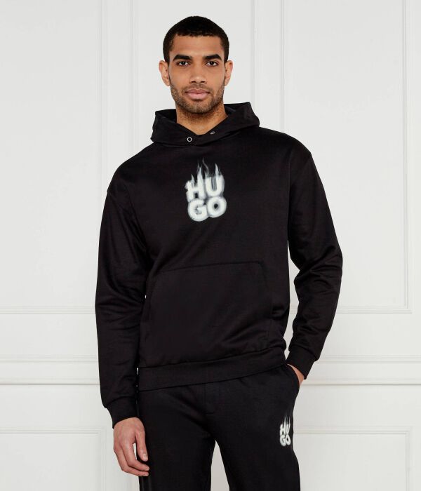 Толстовка мужская Hugo Defnio с капюшоном и принтом, черный
Толстовка мужская Hugo Defnio с капюшоном и принтом, черный