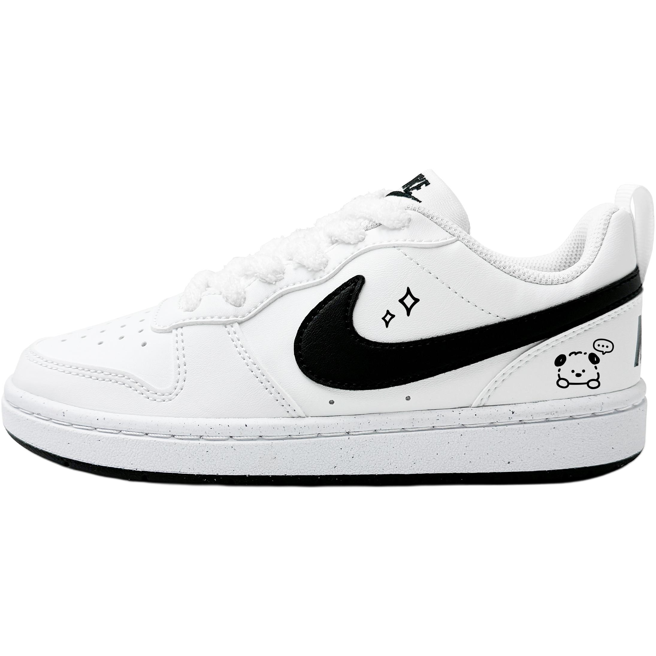 Nike Court Borough Hibernating Puppy Abrasion Resistant Low top Детские скейтбордические кроссовки Black White для подростков
Nike Court Borough Hibernating Puppy Abrasion Resistant Low top Детские скейтбордические кроссовки Black White для подростков