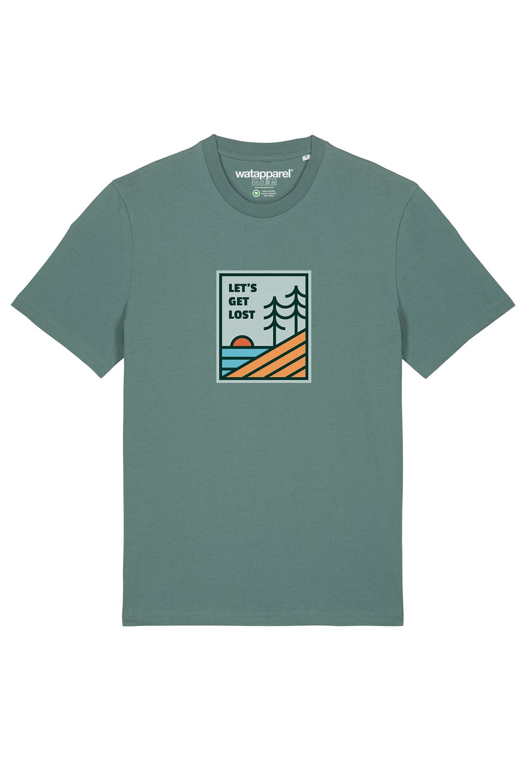Футболка с принтом LET'S GET LOST watapparel, темно-зеленый
Футболка с принтом LET'S GET LOST watapparel, темно-зеленый