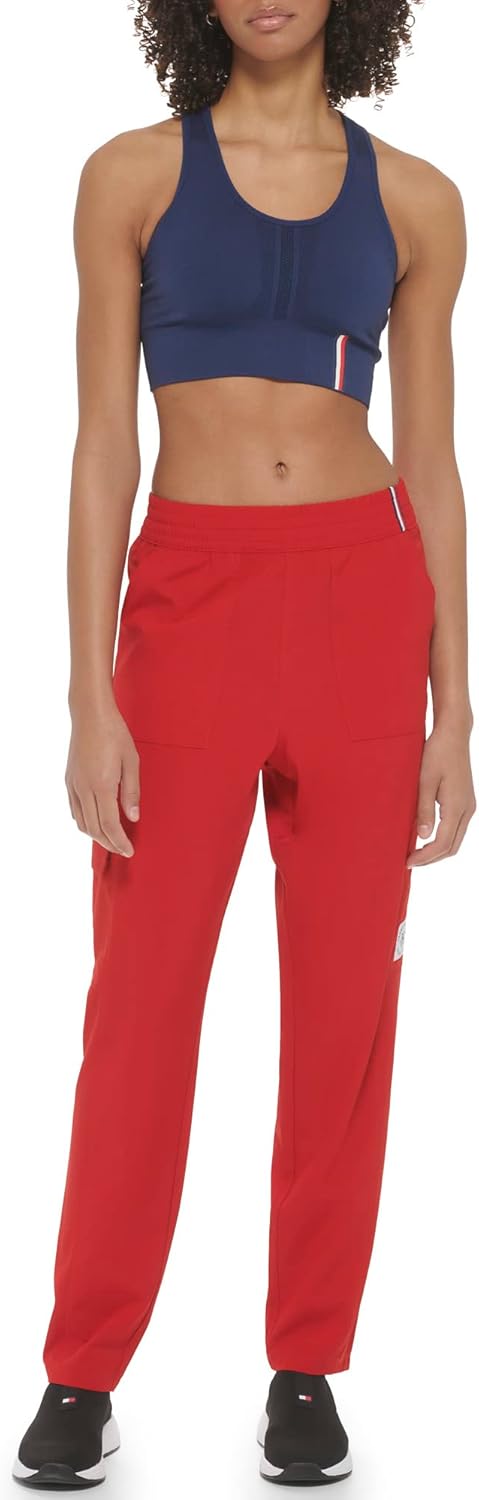 Женские дышащие брюки-карго Tommy Hilfiger с эластичным поясом, Rich Red
Женские дышащие брюки-карго Tommy Hilfiger с эластичным поясом, Rich Red