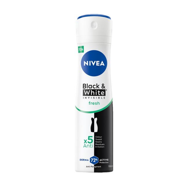 Черно-Белый невидимый дезодорант Nivea, 150 мл
Черно-Белый невидимый дезодорант Nivea, 150 мл