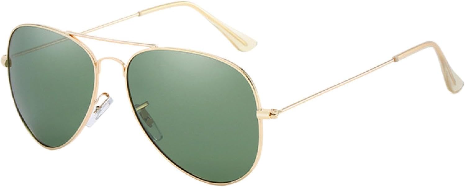 Солнцезащитные очки с защитой от УФ-излучения UV400 | Металлическая оправа | Для женщин и мужчин | Для занятий спортом на открытом воздухе и вождения DSVIGF, Gold Dark Green
Солнцезащитные очки с защитой от УФ-излучения UV400 | Металлическая оправа | Для женщин и мужчин | Для занятий спортом на открытом воздухе и вождения DSVIGF, Gold Dark Green