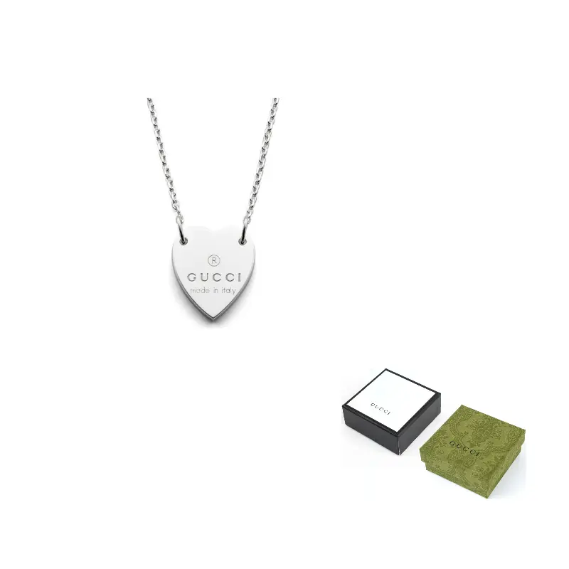 GUCCI Серебряное колье с подвеской в виде сердца Trademark Heart
GUCCI Серебряное колье с подвеской в виде сердца Trademark Heart
