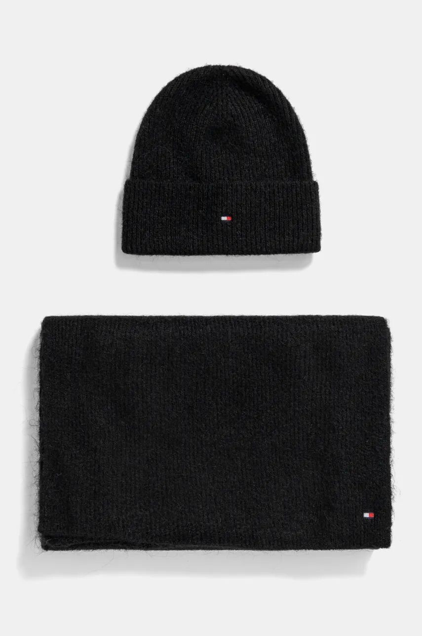 Шляпа и шарф Tommy Hilfiger с добавлением шерсти, черный
Шляпа и шарф Tommy Hilfiger с добавлением шерсти, черный