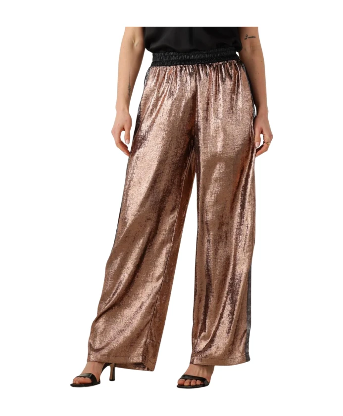 Брюки с широкими штанинами бронзового цвета Mes Demoiselles, желтый
Брюки с широкими штанинами бронзового цвета Mes Demoiselles, желтый