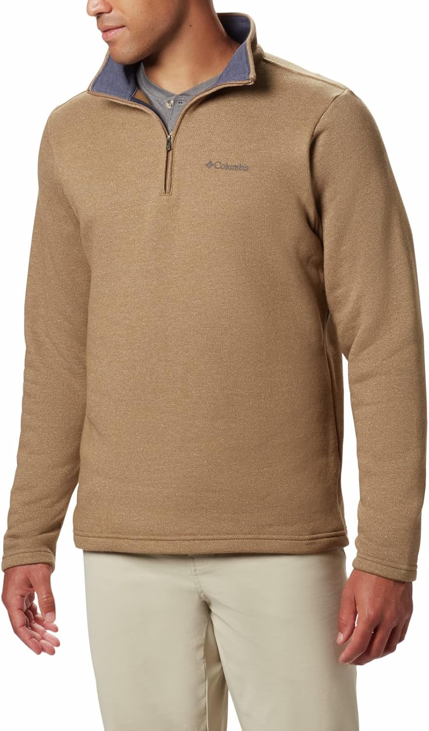 Columbia Men's Great Hart Mountain III Half Zip, Delta Heather
Columbia Men's Great Hart Mountain III Half Zip, Delta Heather
