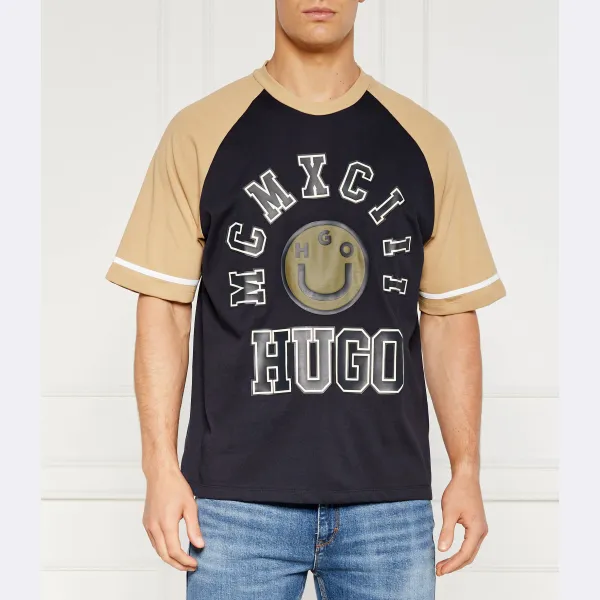 Футболка свободного кроя из накамоса Hugo, синий
Футболка свободного кроя из накамоса Hugo, синий