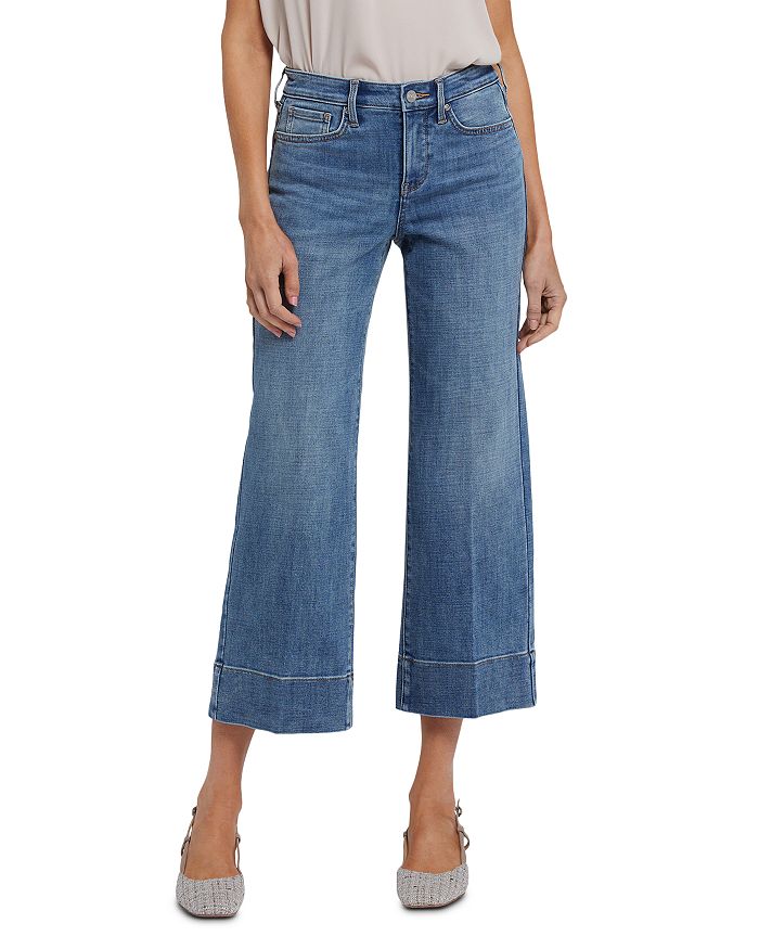 Джинсы Teresa Wide Leg Ankle на Майорке Ba NYDJ, синий 
Джинсы Teresa Wide Leg Ankle на Майорке Ba NYDJ, синий