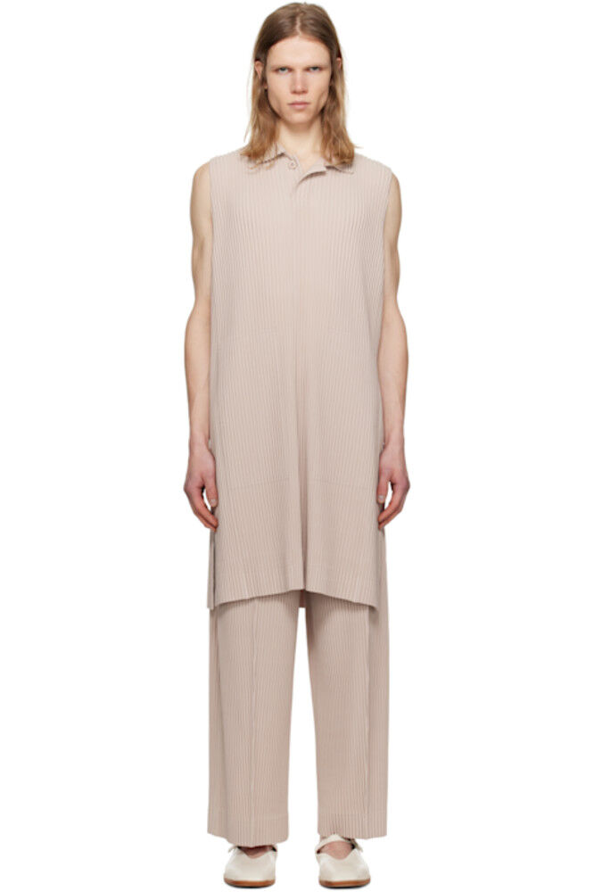 Бежевый ежемесячный цвет февраль поло HOMME PLISSÉ ISSEY MIYAKE
Бежевый ежемесячный цвет февраль поло HOMME PLISSÉ ISSEY MIYAKE