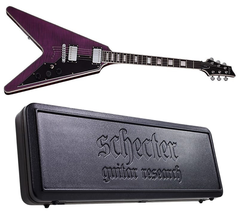 Электрогитара Schecter V-1 Custom Trans Purple Electric Guitar + Hard Case V1
Электрогитара Schecter V-1 Custom Trans Purple Electric Guitar + Hard Case V1