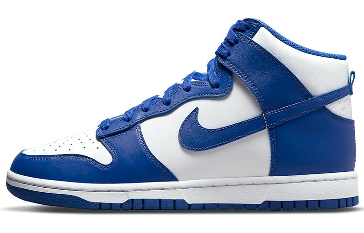 Кроссовки Nike Dunk High Game Royal, белый/синий
Кроссовки Nike Dunk High Game Royal, белый/синий