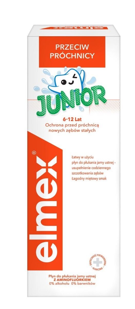 Elmex Junior жидкость для полоскания рта, 400 ml
Elmex Junior жидкость для полоскания рта, 400 ml