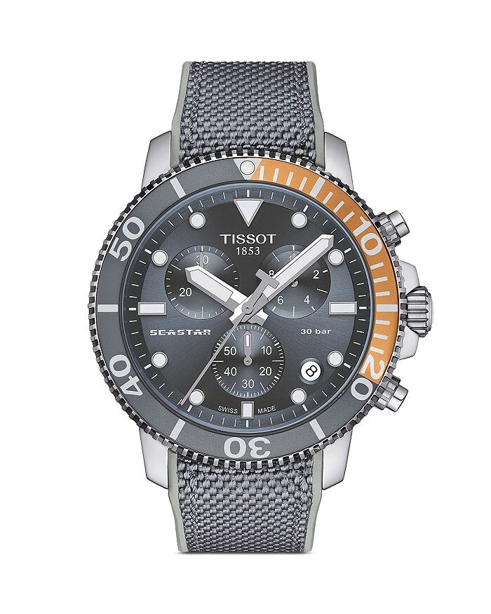Хронограф Tissot Seastar 1000, 45,5 мм
Хронограф Tissot Seastar 1000, 45,5 мм