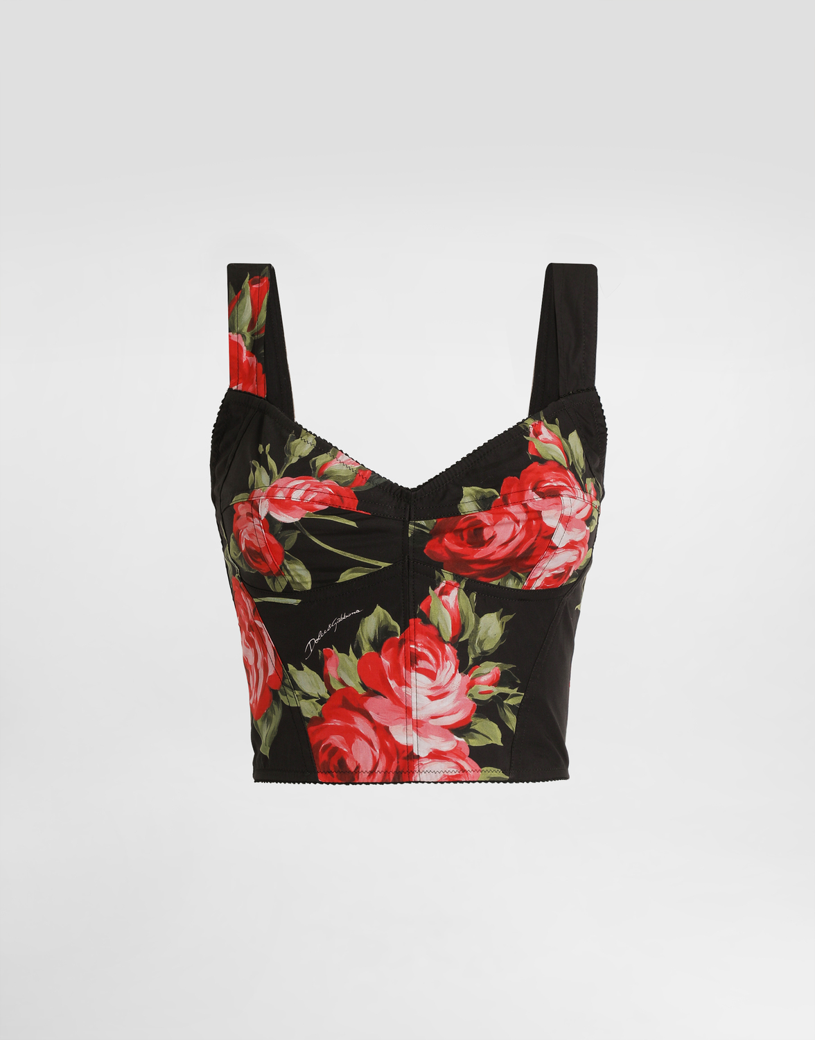 Хлопковый бюстье-топ с принтом "букет роз" DOLCE & GABBANA, мультиколор
Хлопковый бюстье-топ с принтом "букет роз" DOLCE & GABBANA, мультиколор