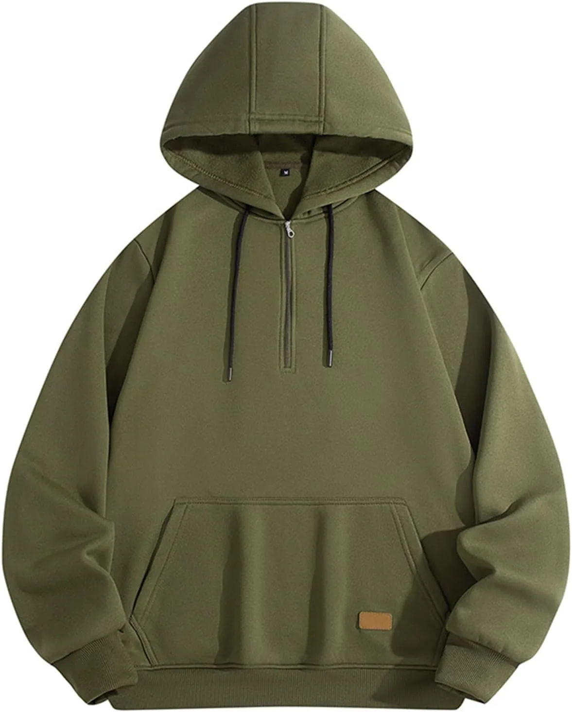 Мужской худи с молнией на четверть, оверсайз
Мужской худи с молнией на четверть, оверсайз