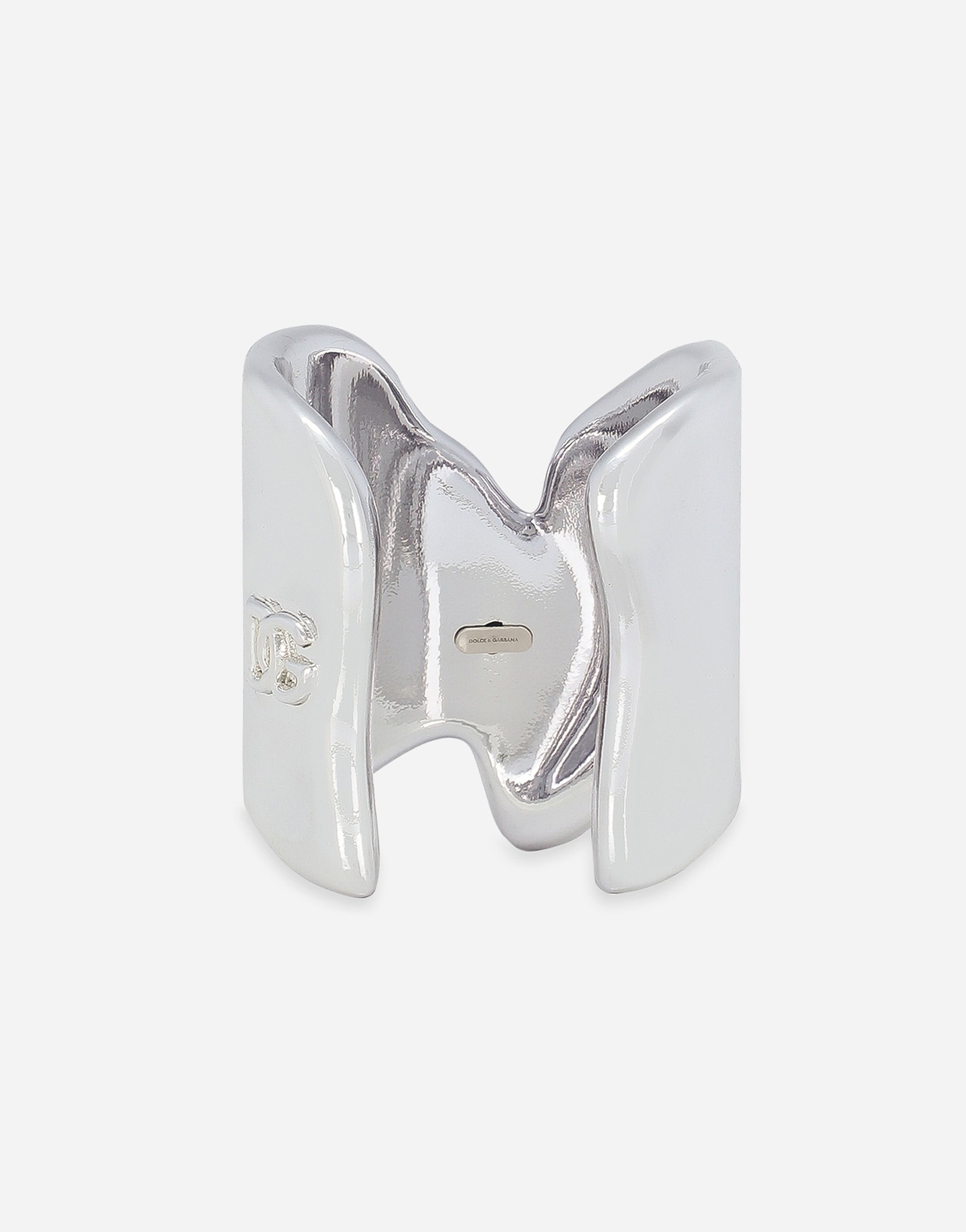 Жесткий браслет-кафф Dolce & Gabbana, серебряный
Жесткий браслет-кафф Dolce & Gabbana, серебряный
