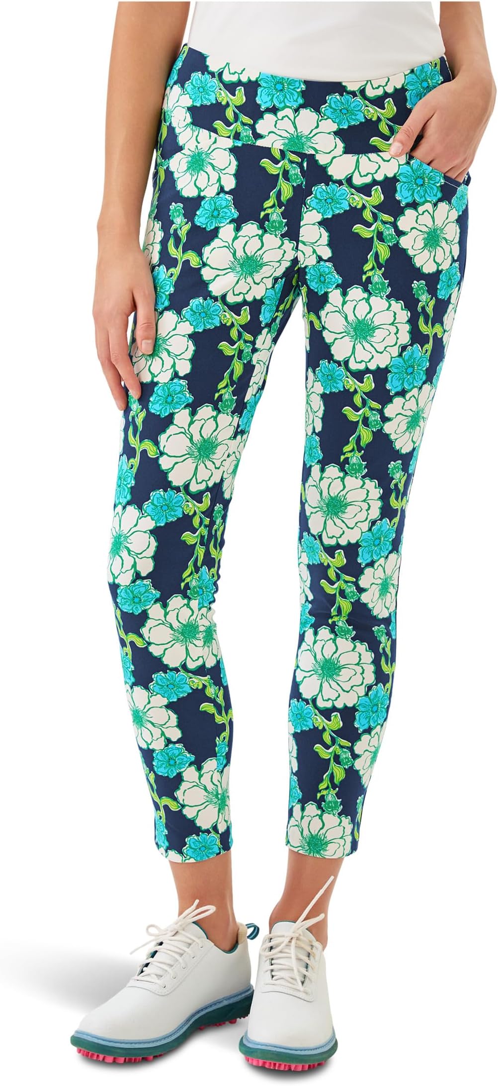 Женские брюки-корсо UPF 50 Luxletic Lilly Pulitzer, Low Tide Navy
Женские брюки-корсо UPF 50 Luxletic Lilly Pulitzer, Low Tide Navy