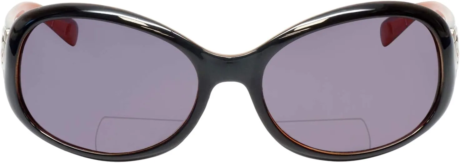 Солнцезащитные очки для чтения Calabria 828 увеличенного размера, овальные, бифокальные, поляризованные, женские, стильные, Polarized Black Orange Gold/Grey
Солнцезащитные очки для чтения Calabria 828 увеличенного размера, овальные, бифокальные, поляризованные, женские, стильные, Polarized Black Orange Gold/Grey