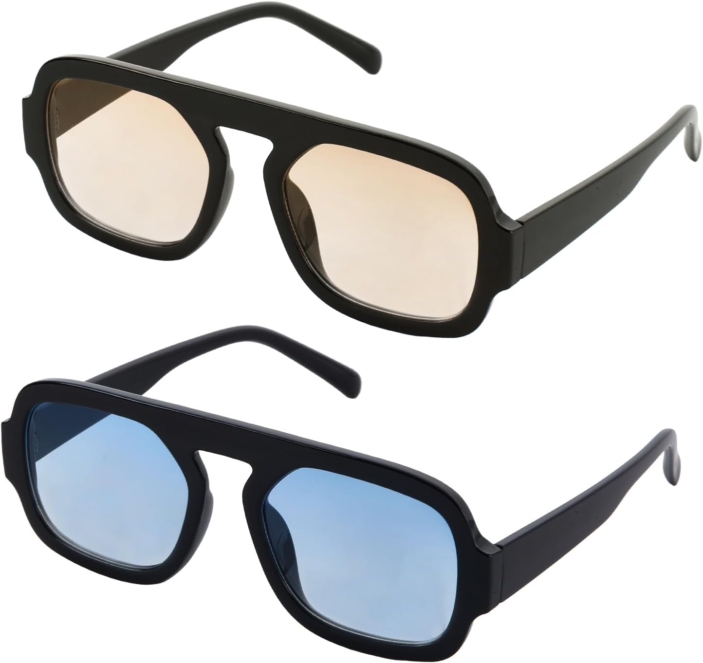 2 шт. Модные квадратные солнцезащитные очки-авиаторы для женщин и мужчин, в стиле ретро 70-х, квадратные солнцезащитные очки с плоской верхней частью, винтажные очки Sdfvsdg, Black,light Brown,blue Gradient
2 шт. Модные квадратные солнцезащитные очки-авиаторы для женщин и мужчин, в стиле ретро 70-х, квадратные солнцезащитные очки с плоской верхней частью, винтажные очки Sdfvsdg, Black,light Brown,blue Gradient