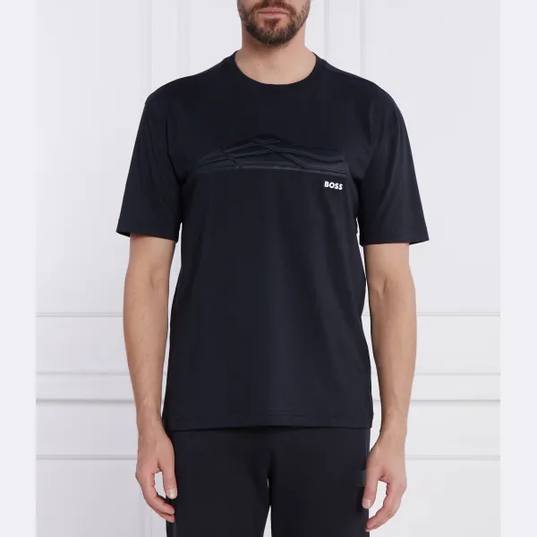 Титановая футболка стандартного кроя Boss, синий
Титановая футболка стандартного кроя Boss, синий