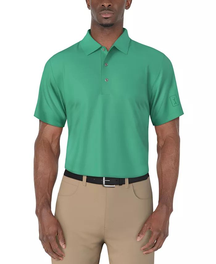 Мужская поло для гольфа Airflux с коротким рукавом из сетчатой ткани PGA TOUR, коричневый/бежевый
Мужская поло для гольфа Airflux с коротким рукавом из сетчатой ткани PGA TOUR, коричневый/бежевый