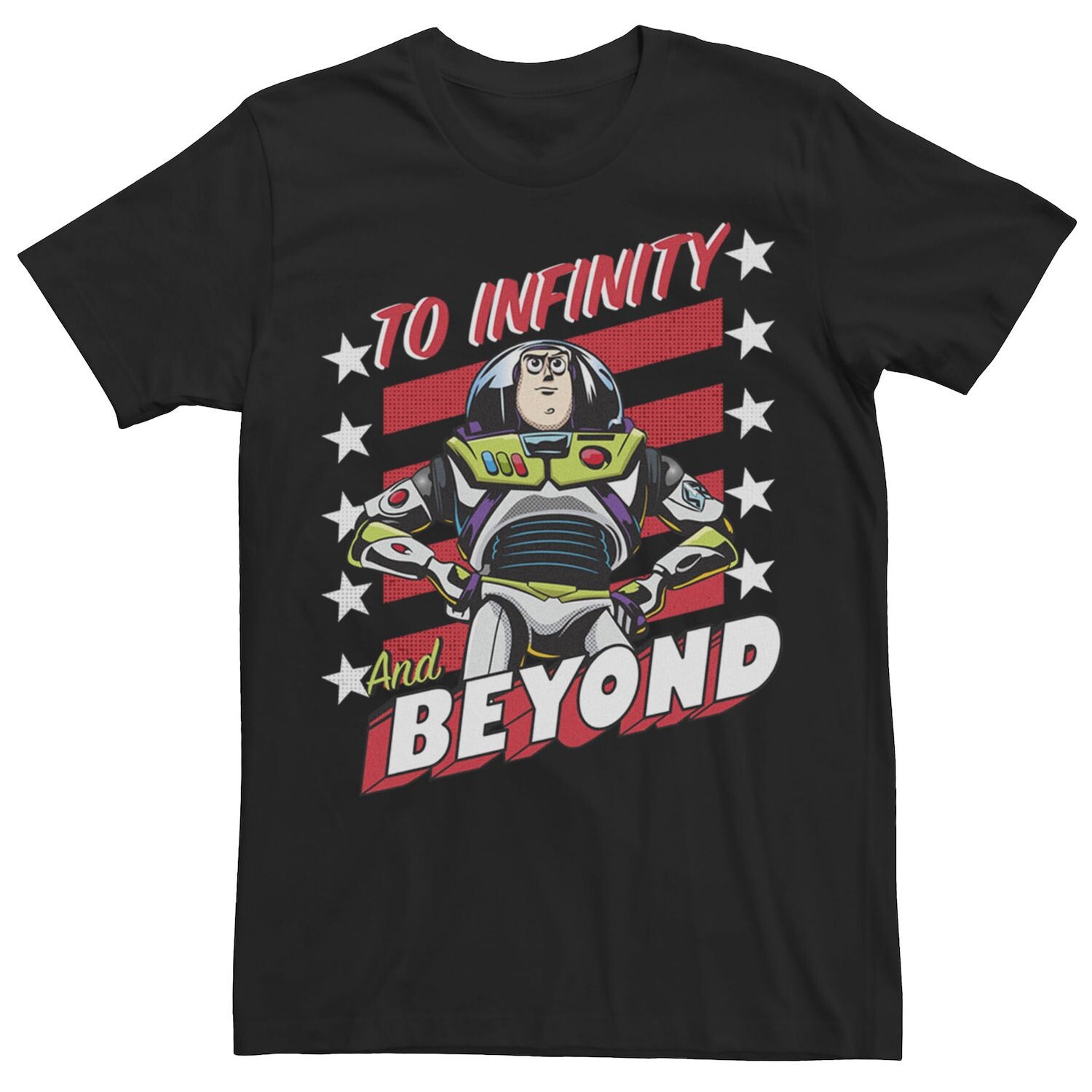 Мужская футболка с плакатом «История игрушек» Disney/Pixar Buzz Infinity and Beyond Disney / Pixar, черный
Мужская футболка с плакатом «История игрушек» Disney/Pixar Buzz Infinity and Beyond Disney / Pixar, черный
