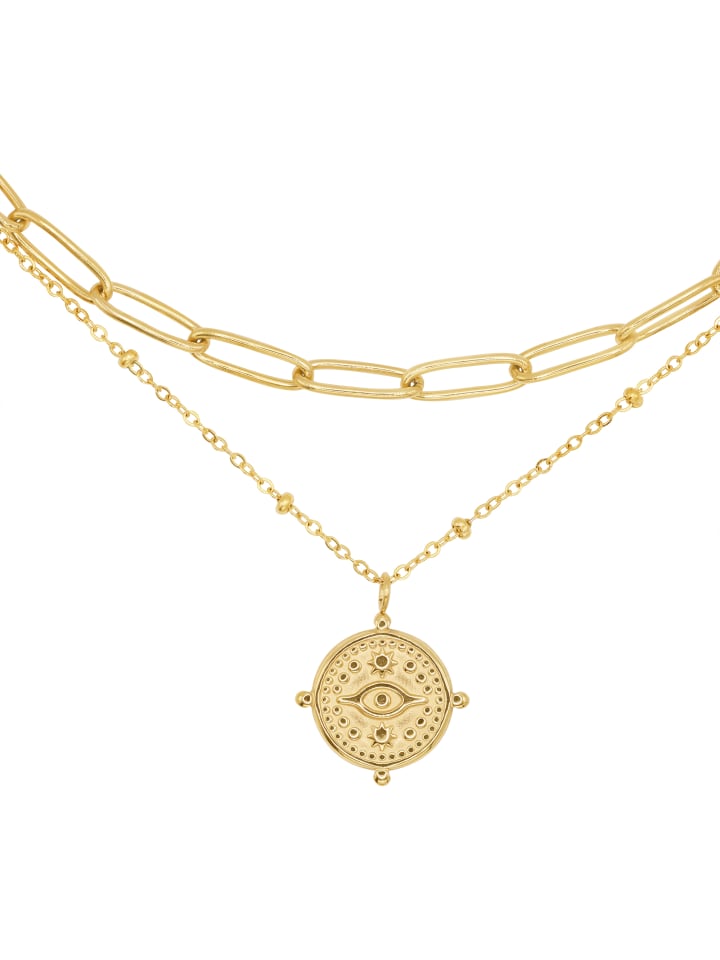 Steel_Art Многослойное колье для женщин, золотистого цвета, из коллекции Horea
Steel_Art Многослойное колье для женщин, золотистого цвета, из коллекции Horea