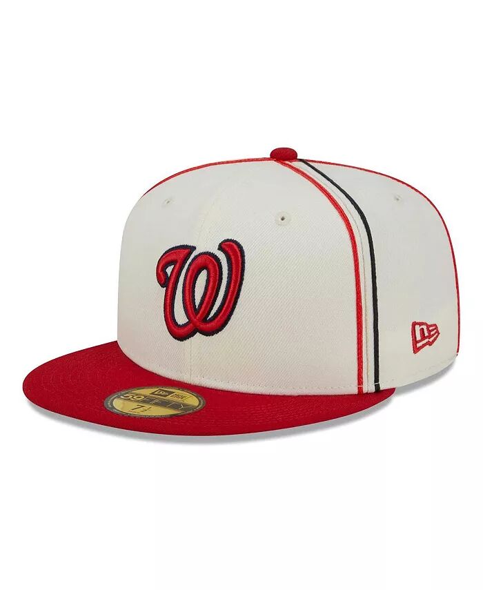 Мужская кремовая, красная шляпа Washington Nationals Chrome Sutash 59FIFTY Fitted Hat New Era
Мужская кремовая, красная шляпа Washington Nationals Chrome Sutash 59FIFTY Fitted Hat New Era