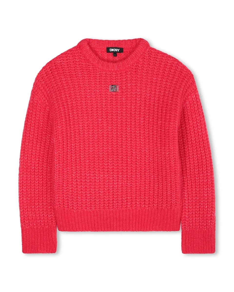 Детский джемпер с длинным рукавом DKNY, розовый
Детский джемпер с длинным рукавом DKNY, розовый
