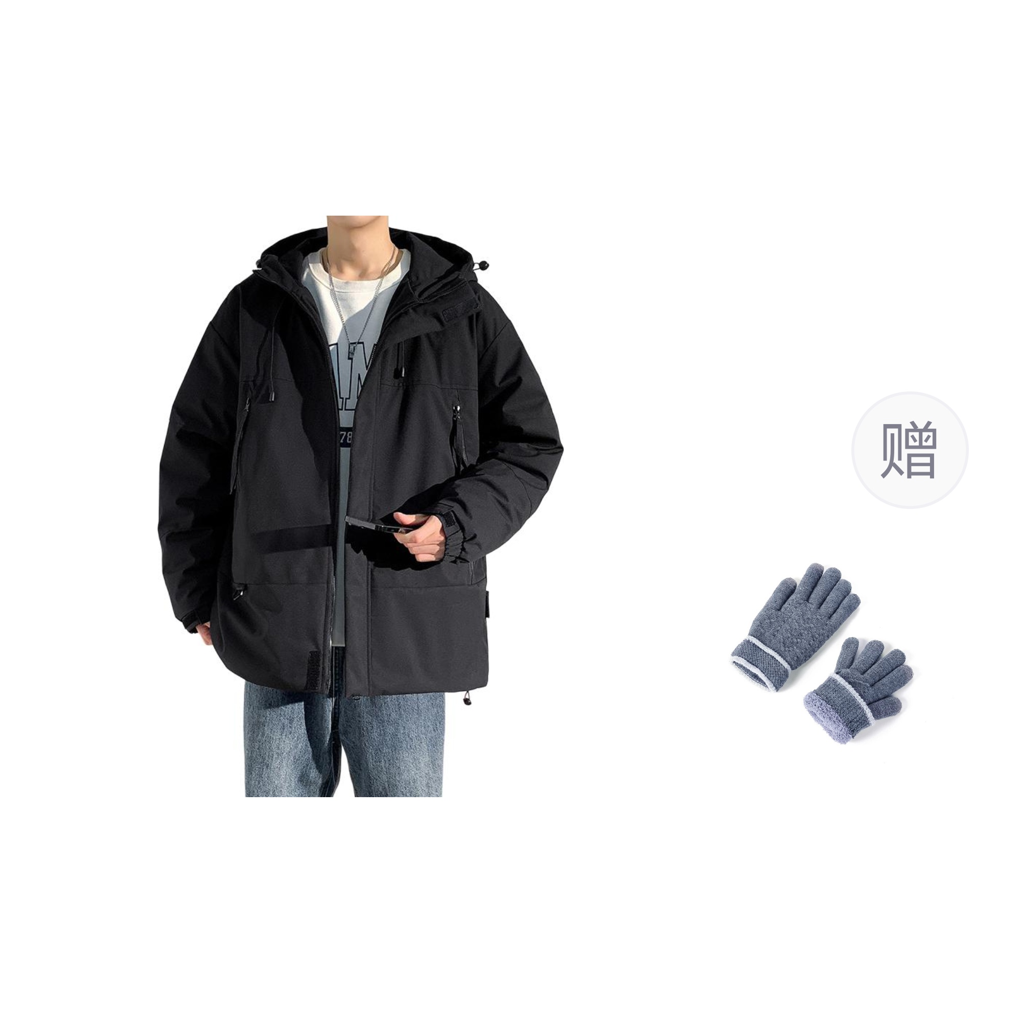 WARRIOR Мужская пуховая куртка, Black
WARRIOR Мужская пуховая куртка, Black