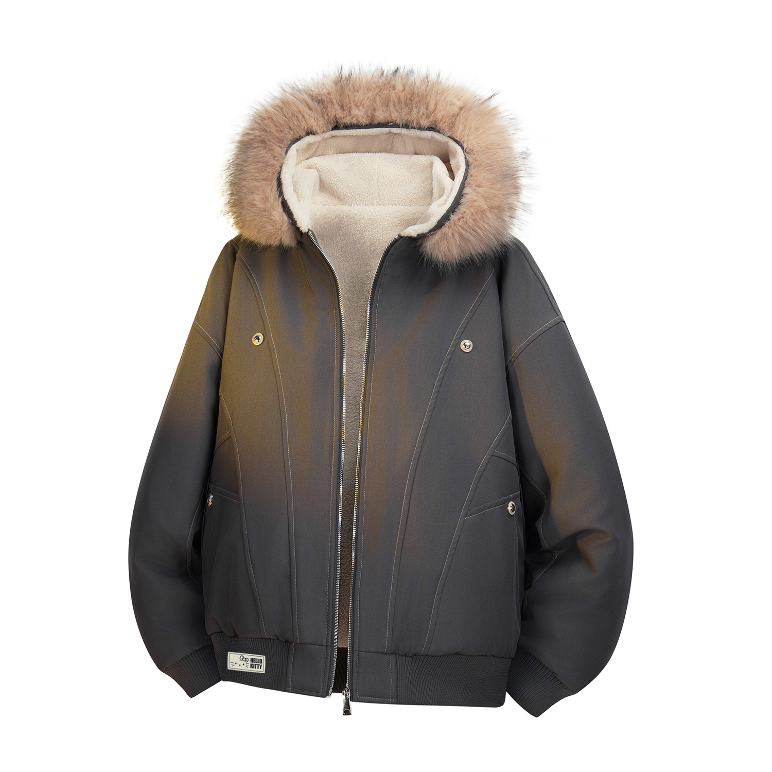 Hello Kitty Hello Kitty SS25 пуховик Unisex Sanrio, темно-серый
Hello Kitty Hello Kitty SS25 пуховик Unisex Sanrio, темно-серый