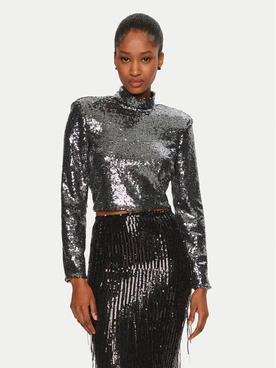 Блуза стандартного кроя Rinascimento, серебряный
Блуза стандартного кроя Rinascimento, серебряный