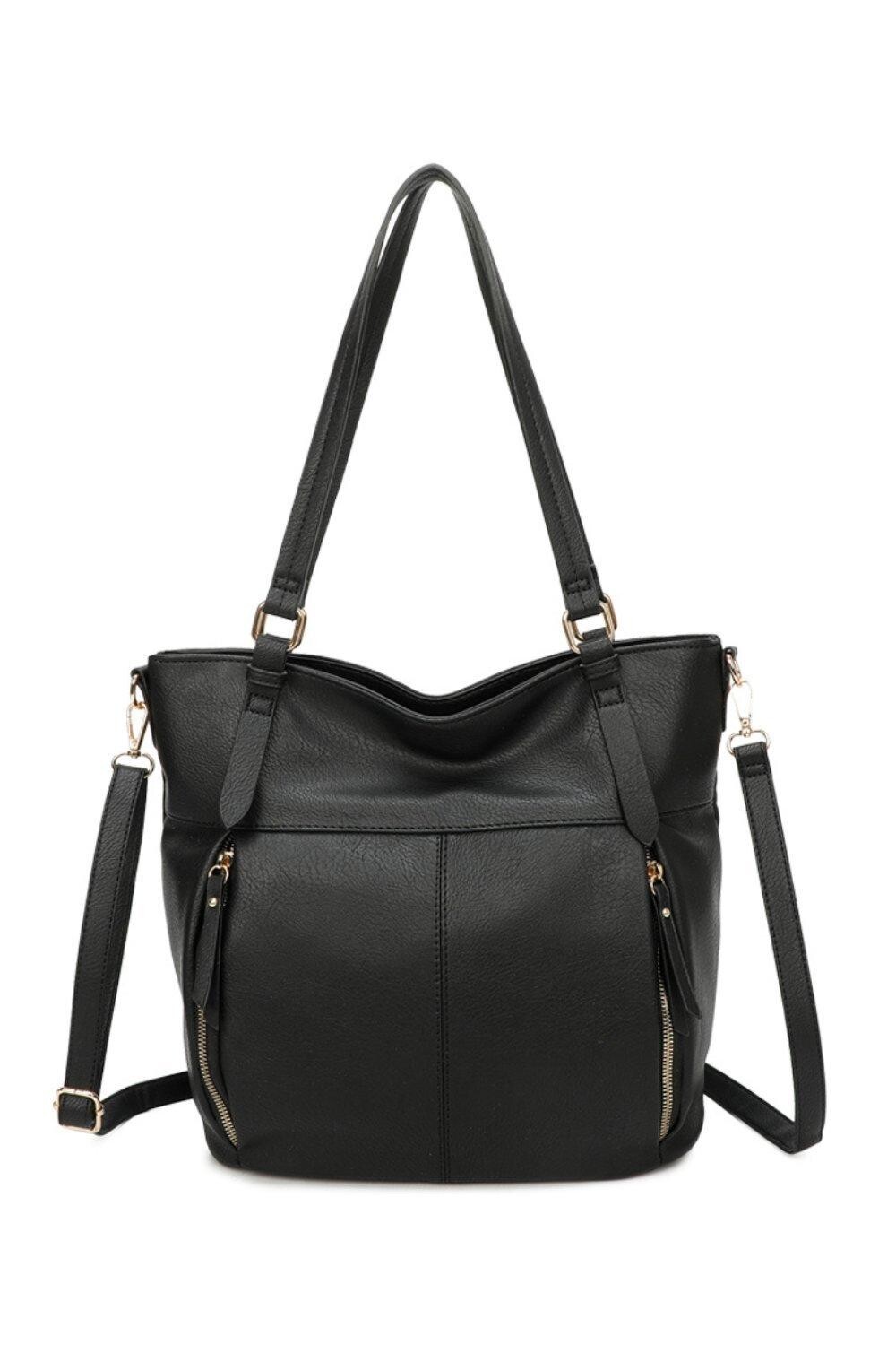 Сумка-тоут Reese из искусственной кожи с четырьмя молниями Fontanella Fashion, черный
Сумка-тоут Reese из искусственной кожи с четырьмя молниями Fontanella Fashion, черный