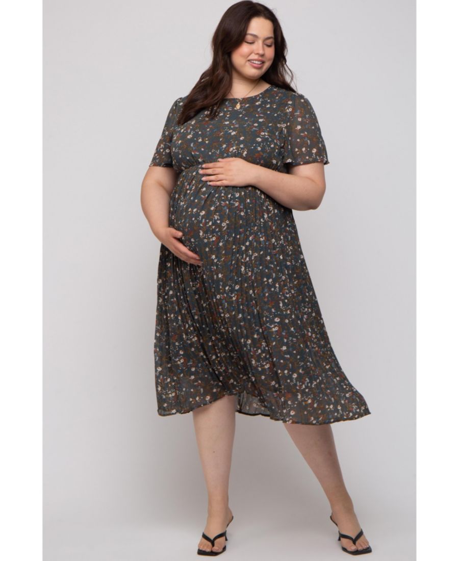 Платье миди из шифона с цветочным принтом, светло-розового цвета, плиссированное, большого размера Pinkblush, Teal
Платье миди из шифона с цветочным принтом, светло-розового цвета, плиссированное, большого размера Pinkblush, Teal